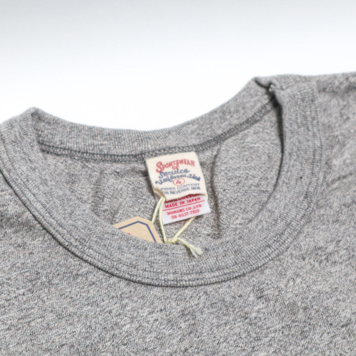 Ramayana Crewneck Pocket Tee Grey