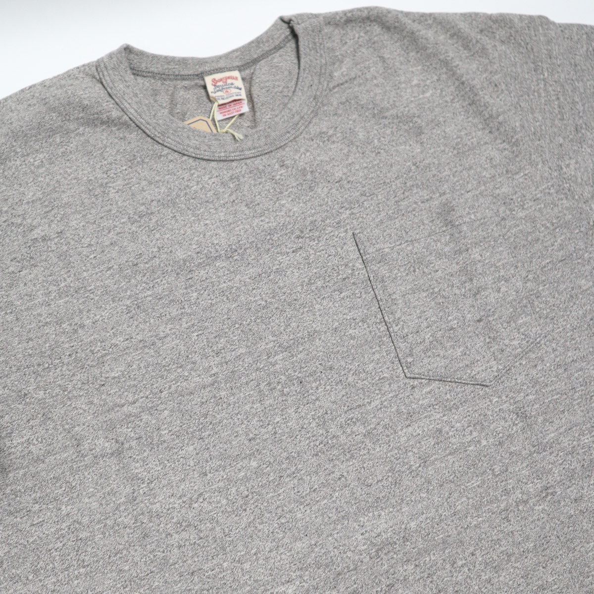 Ramayana Crewneck Pocket Tee Grey