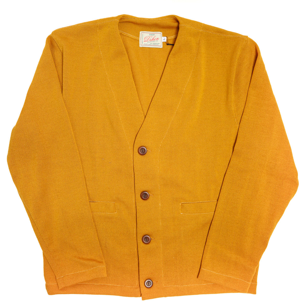 Slouchy Cardigan Sweater Old Gold
