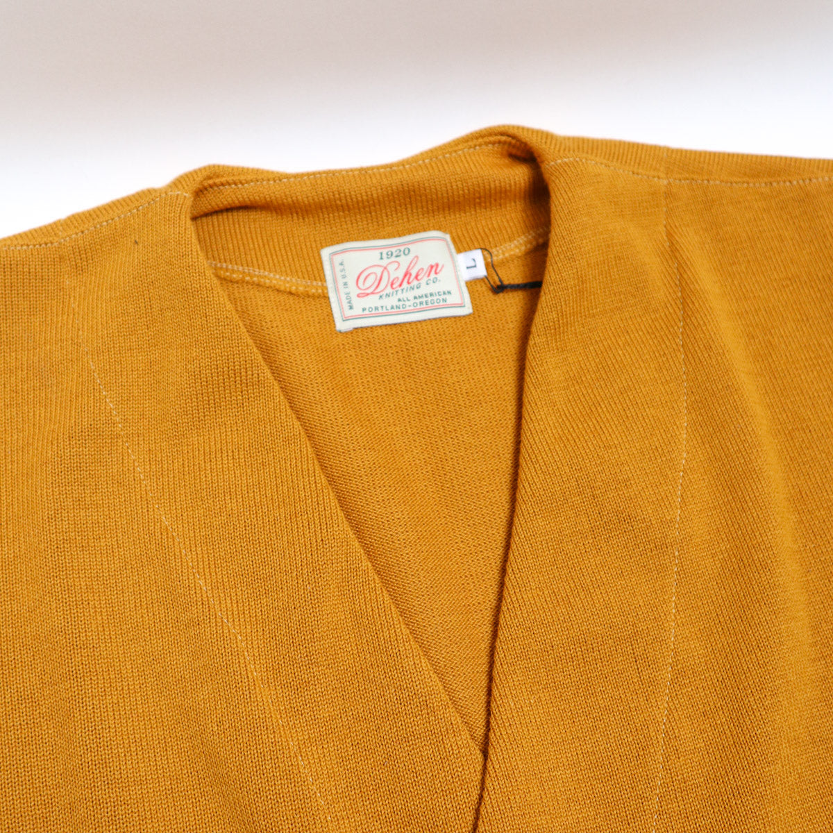 Slouchy Cardigan Sweater Old Gold