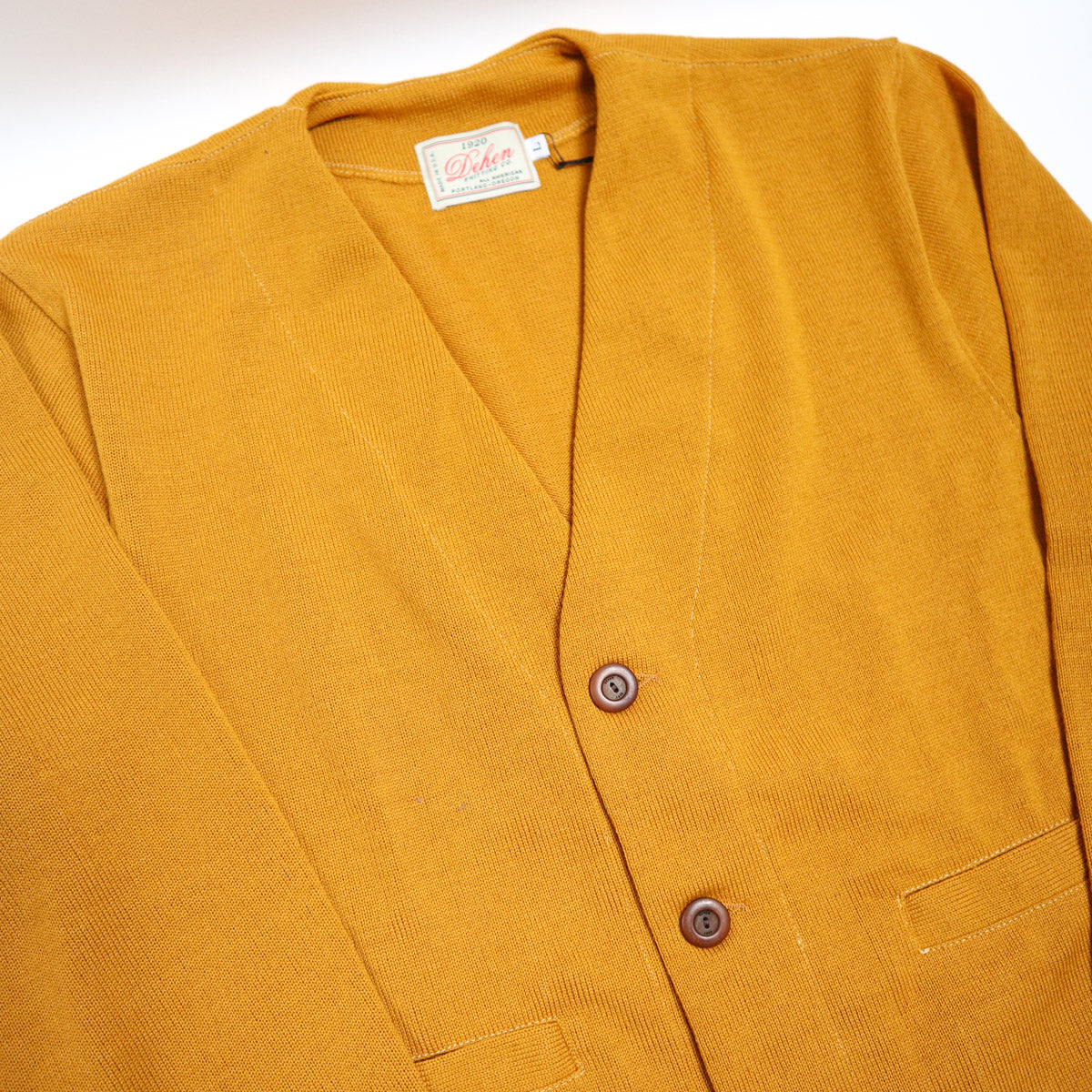 Slouchy Cardigan Sweater Old Gold