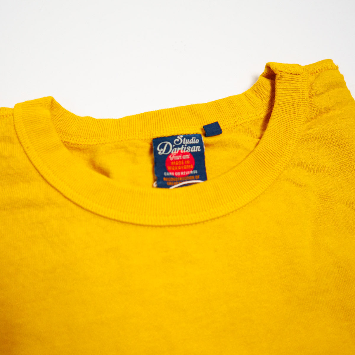 9913 Tsuri-ami Loopwheeled T-shirt Yellow