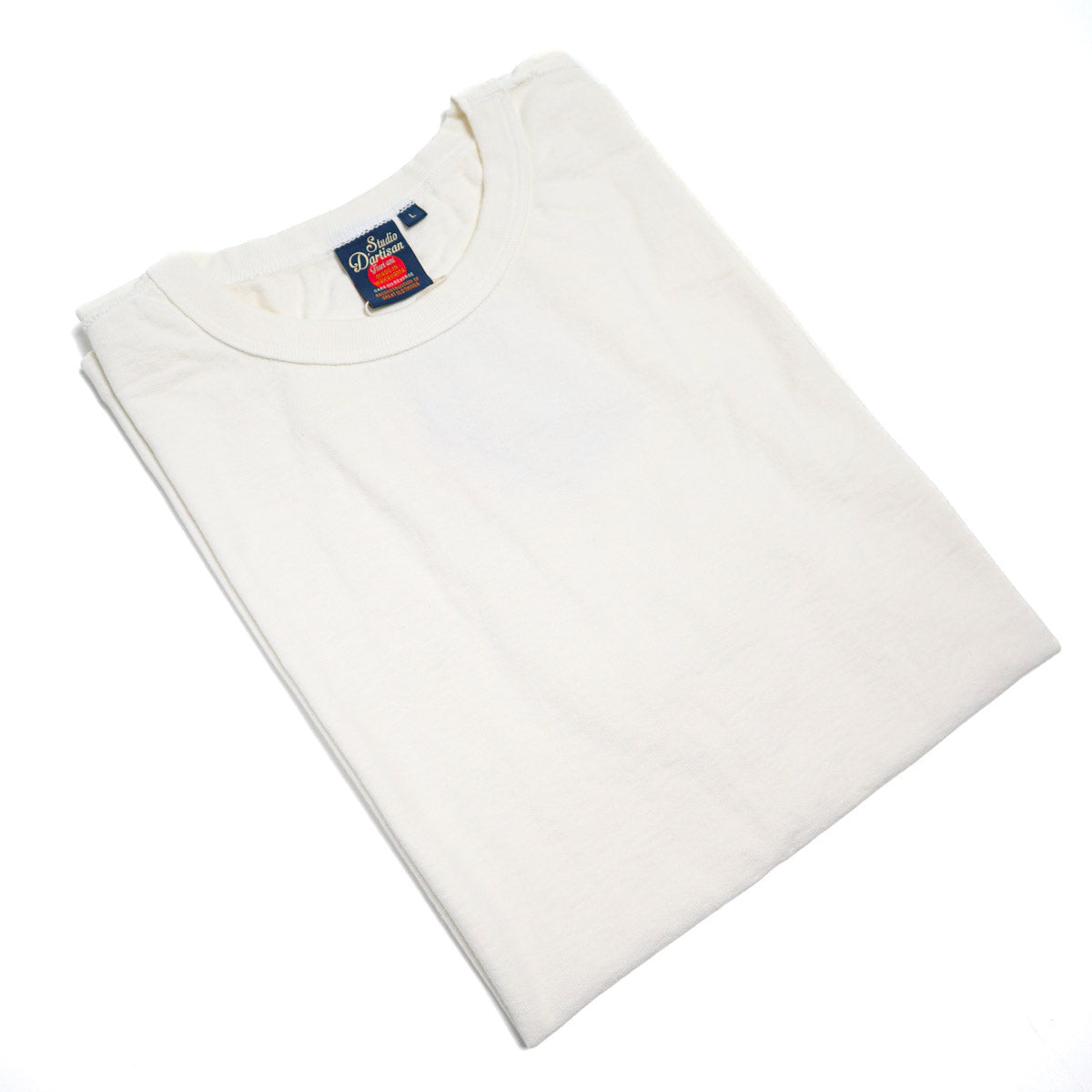 9913 Tsuri-ami Loopwheeled T-shirt White