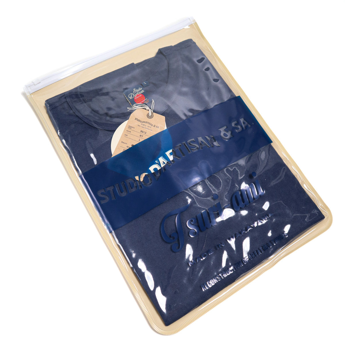 9913 Tsuri-ami Loopwheeled T-shirt Navy