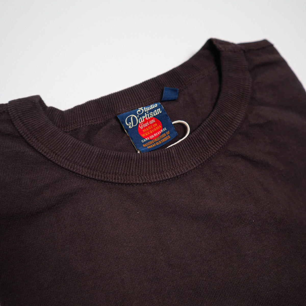 9913 Tsuri-ami Loopwheeled T-Shirt Charcoal Black