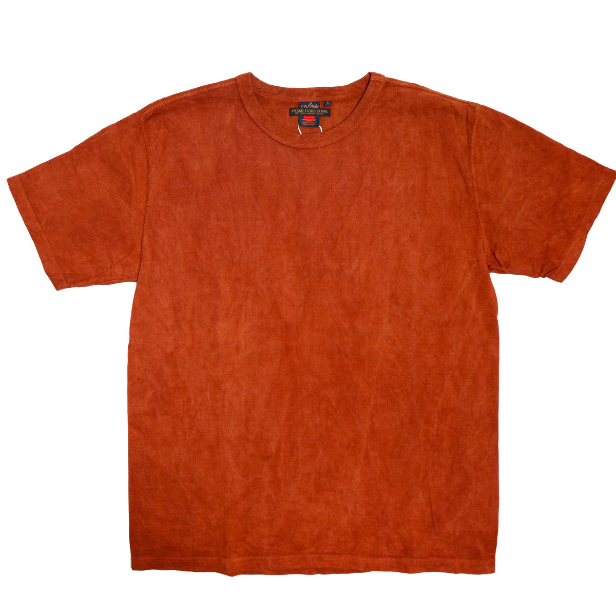 8198 Amami Oshima Mud-Dyed Loopwheeled T-Shirt - Brown