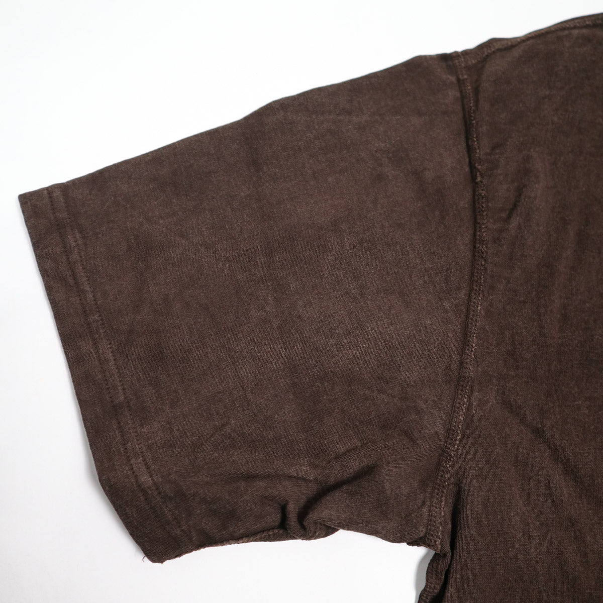 8198 Amami Oshima Mud-Dyed Loopwheeled T-Shirt - Dark Brown