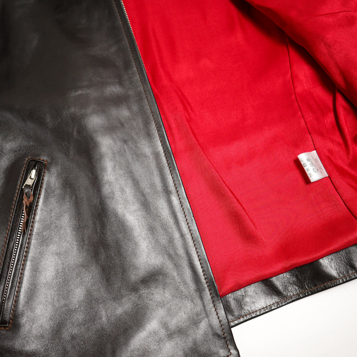 FN-LJ-HS005 Horsehide Single Rider's Jacket Brown