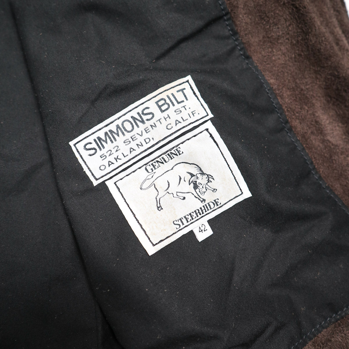 Brooklyn Clothing x Simmons Bilt Tail Gunner Dark Brown Roughout