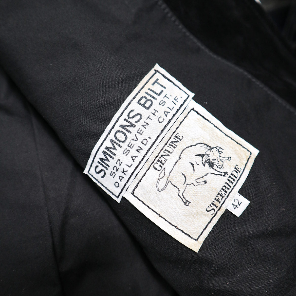 Brooklyn Clothing x Simmons Bilt Tail Gunner Black Roughout