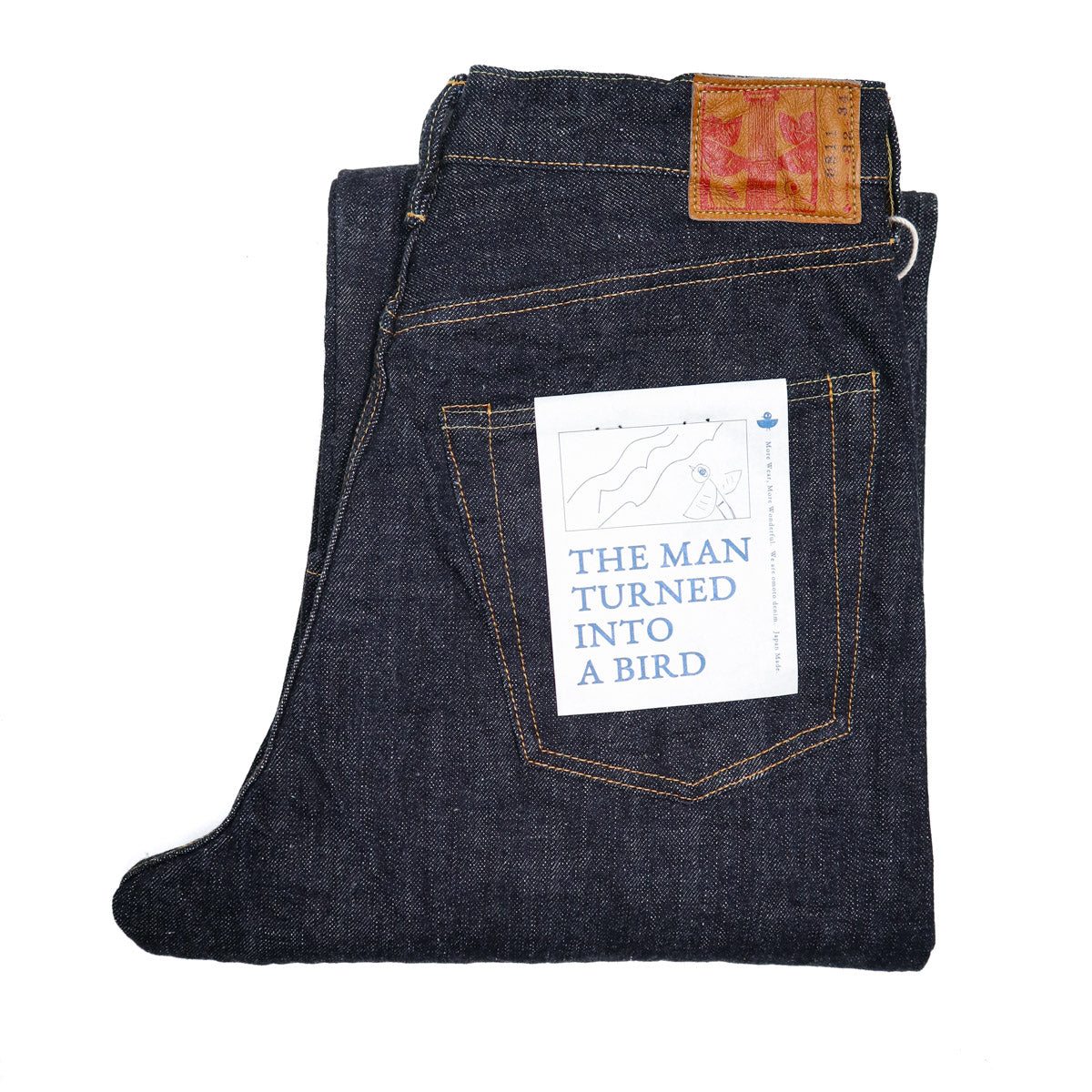 0811 15.5oz Slub-nep Loose Fit One Wash - Indigo