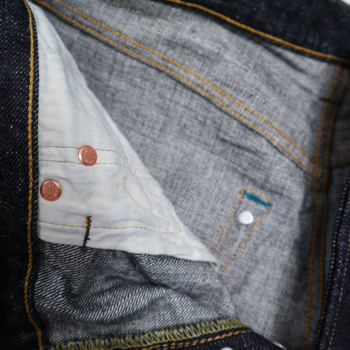 0811 15.5oz Slub-nep Loose Fit One Wash - Indigo