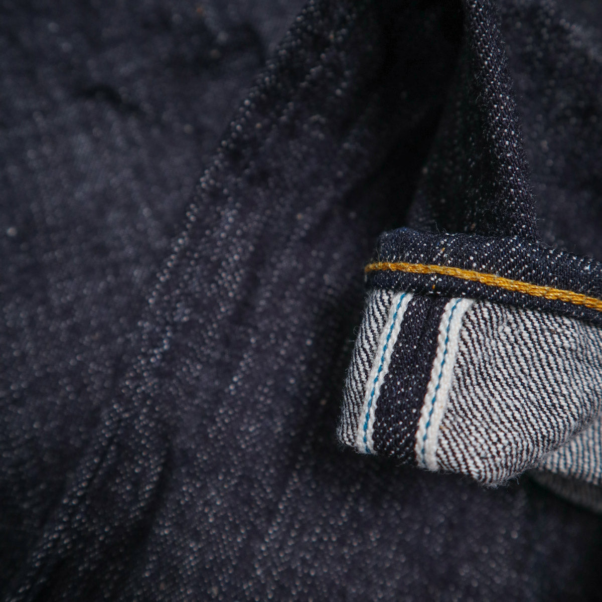 0611 15.5oz Slub-nep Relax Fit One Wash - Indigo