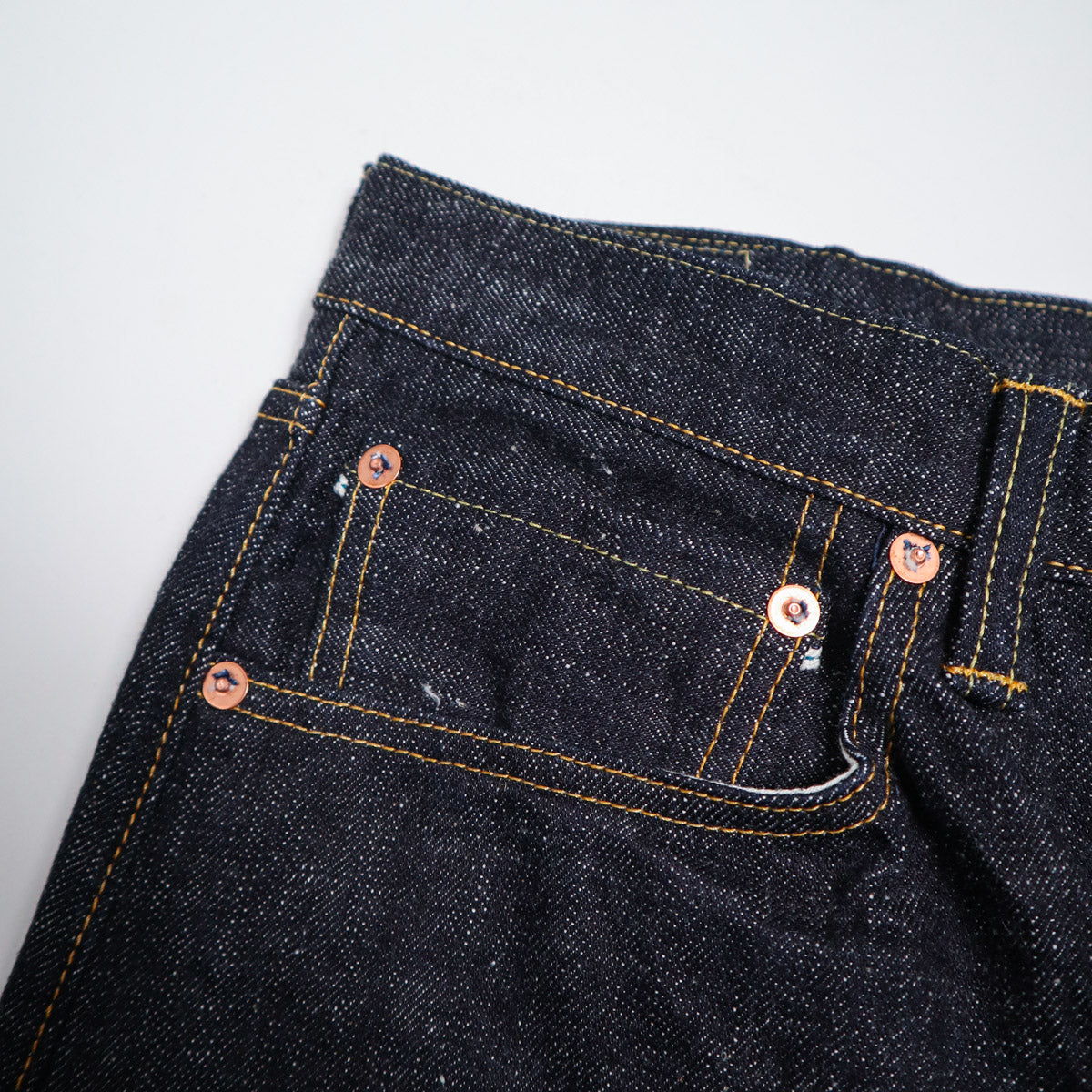 0611 15.5oz Slub-nep Relax Fit One Wash - Indigo