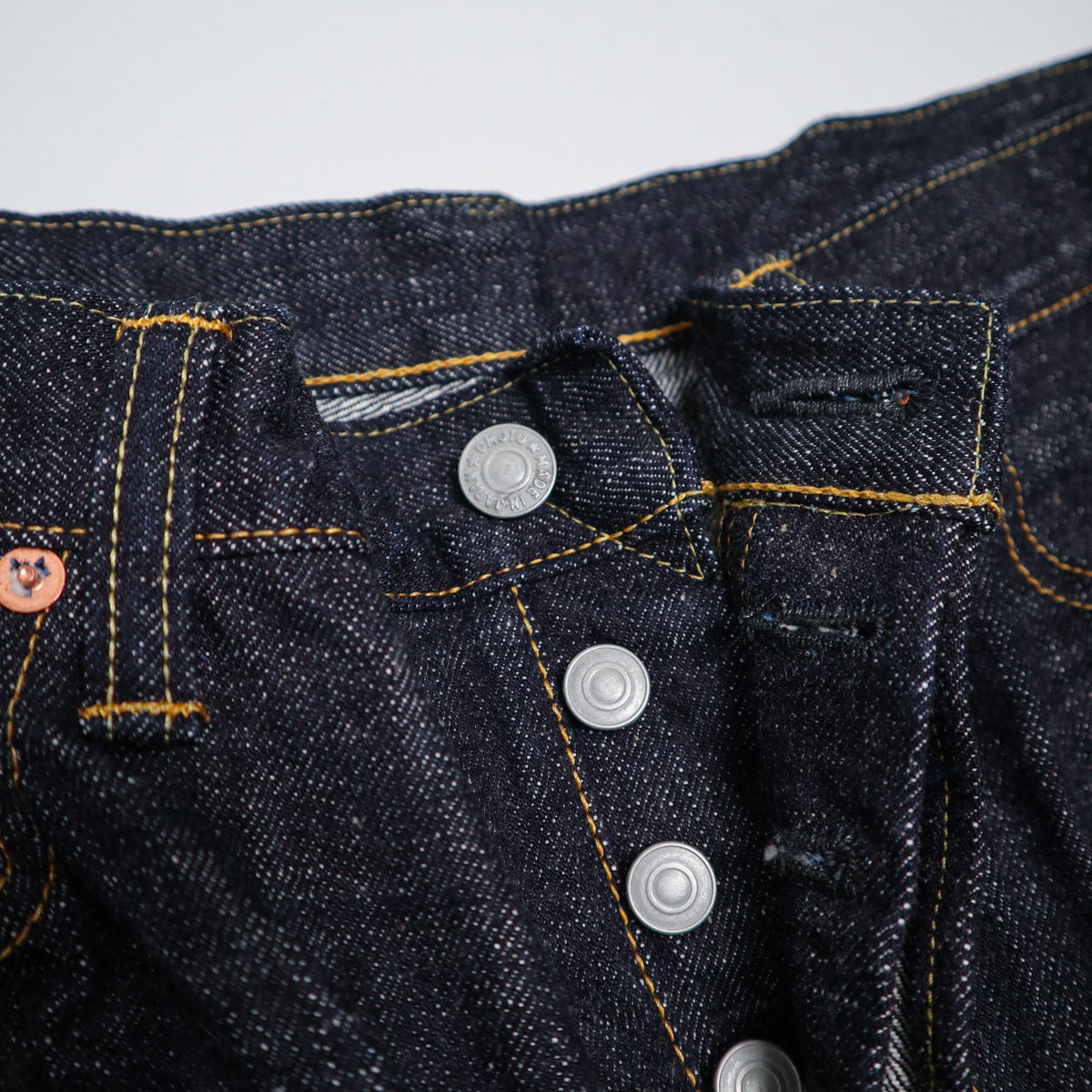 0611 15.5oz Slub-nep Relax Fit One Wash - Indigo
