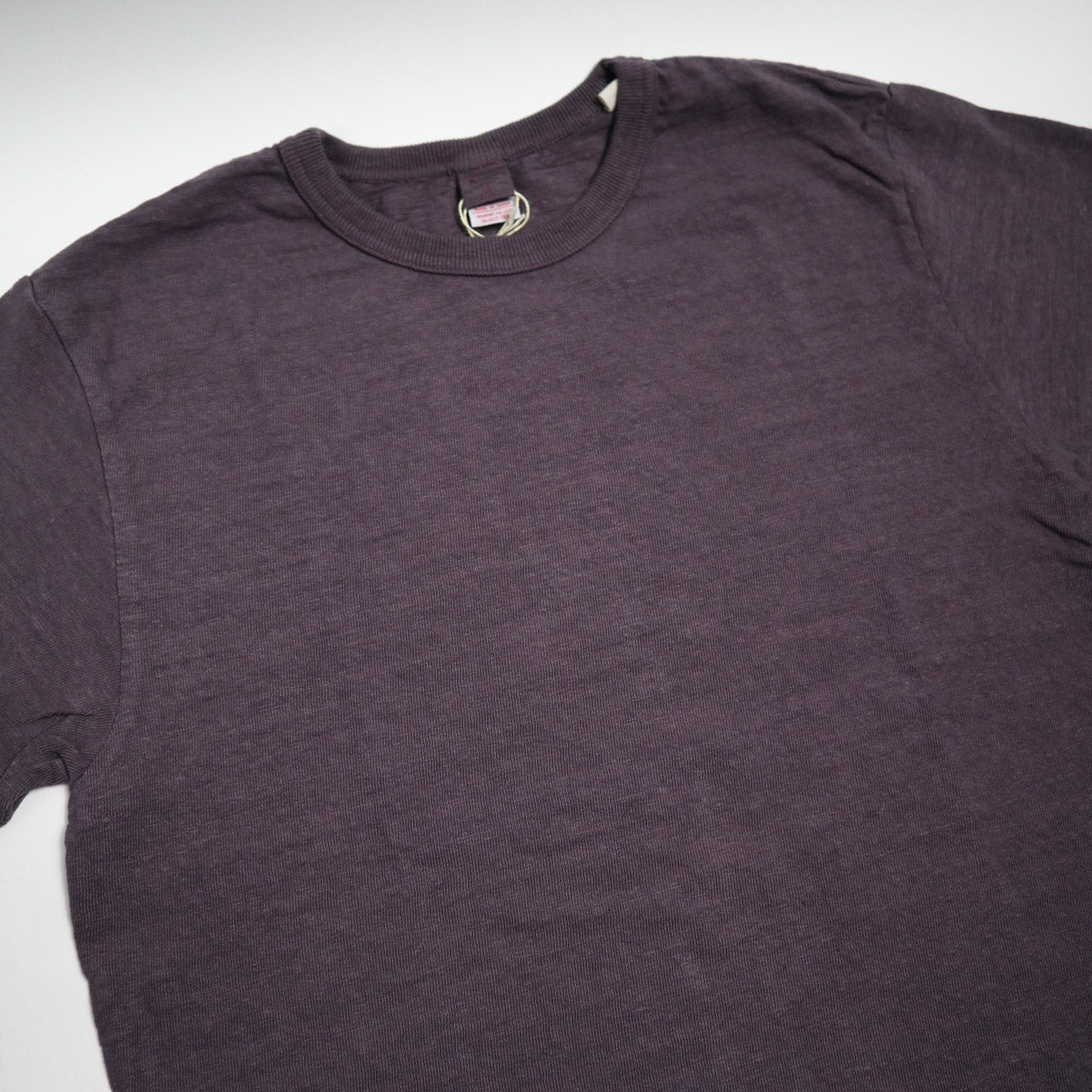 No.8 Slub Nep T-Shirt Purple Navy