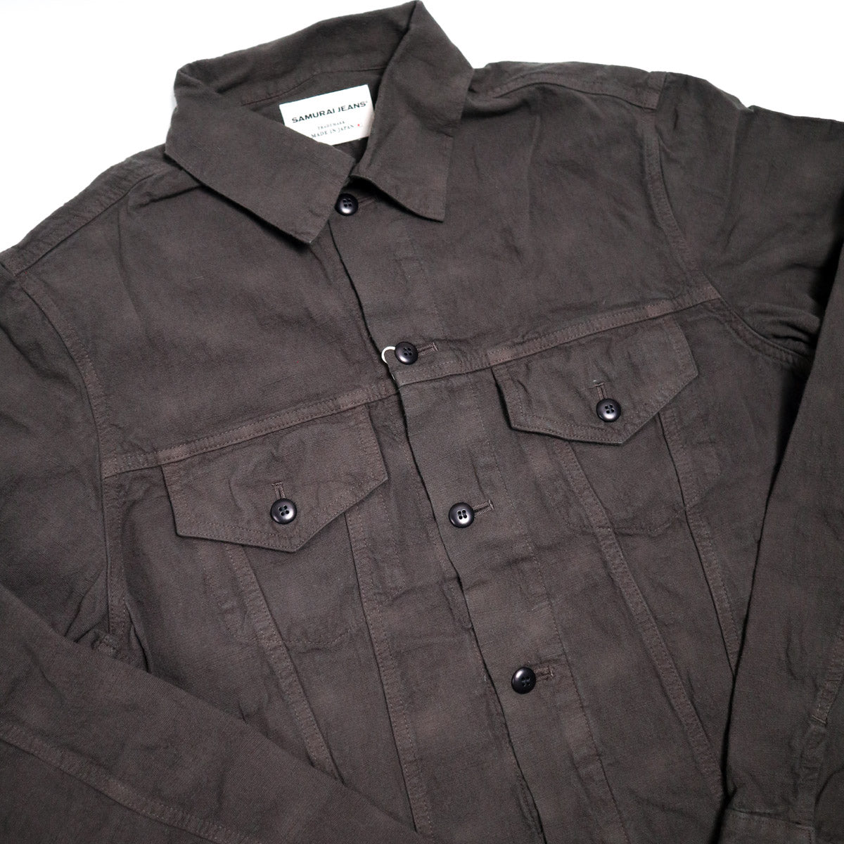 SJTKJ26-AT Tropical Weather Trucker Jacket Black