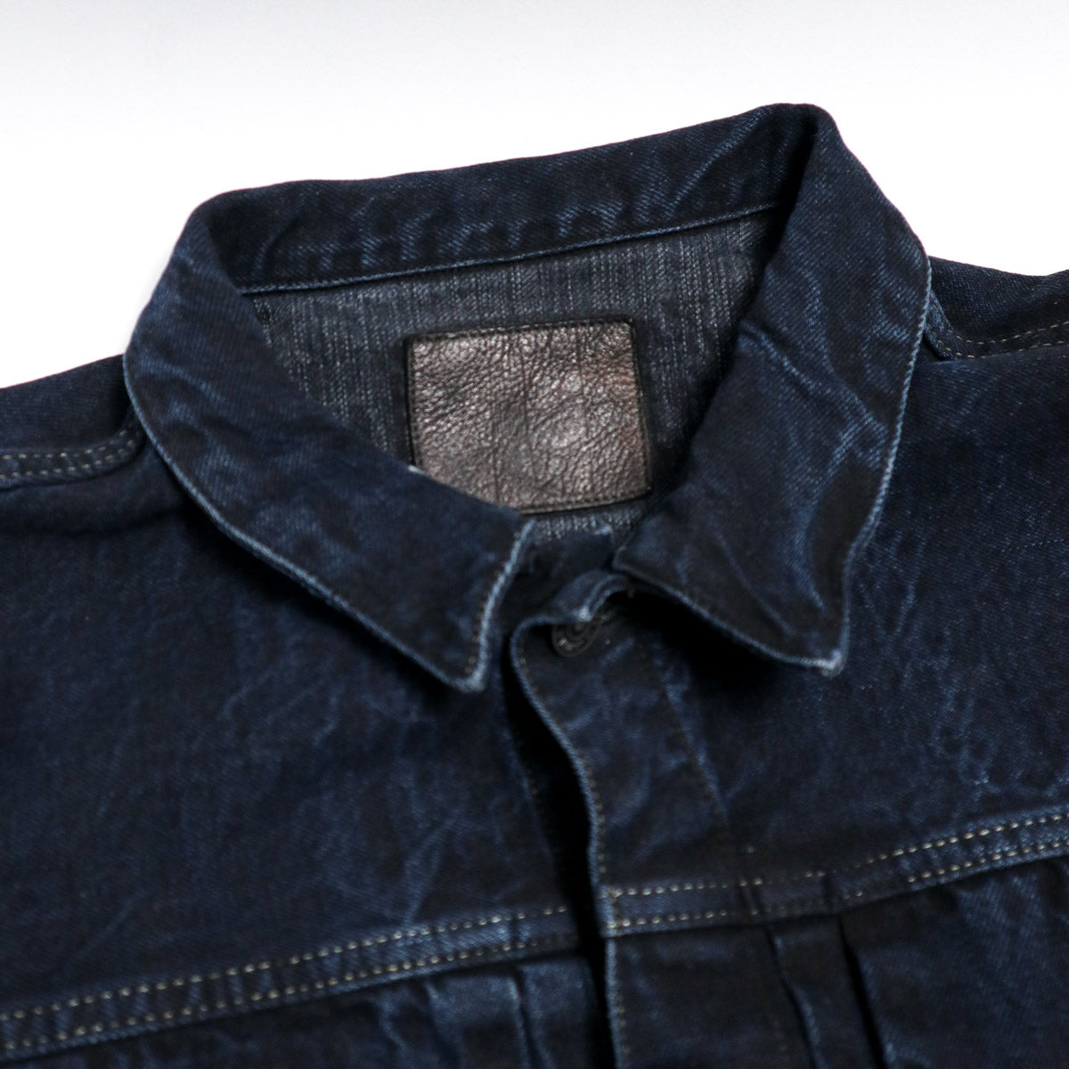 3215 13.5oz Selvedge Denim Type 2 Jacket Charcoal Overdye