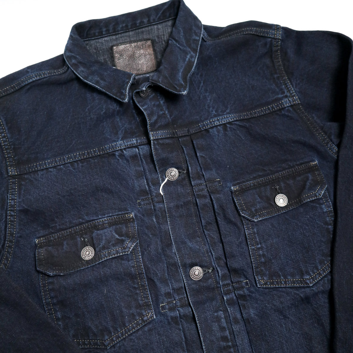 3215 13.5oz Selvedge Denim Type 2 Jacket Charcoal Overdye