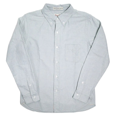 Light blue button-up shirt on a white background