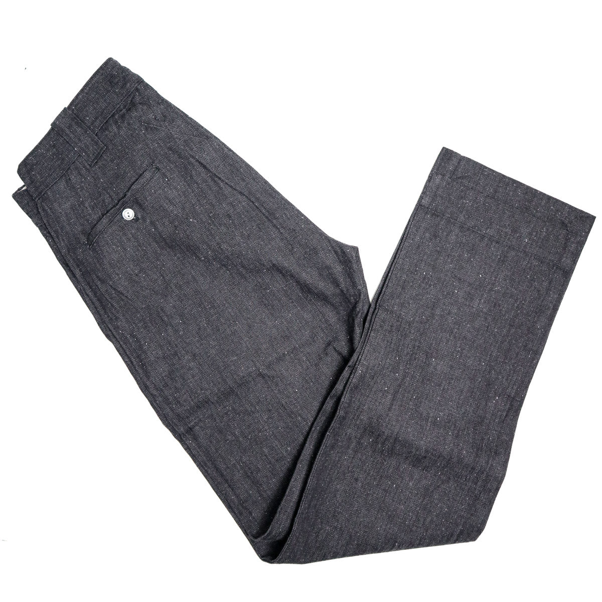 SWC300WP-HB 13oz Gray Nep HBT Wide Trouser Sulfide Black