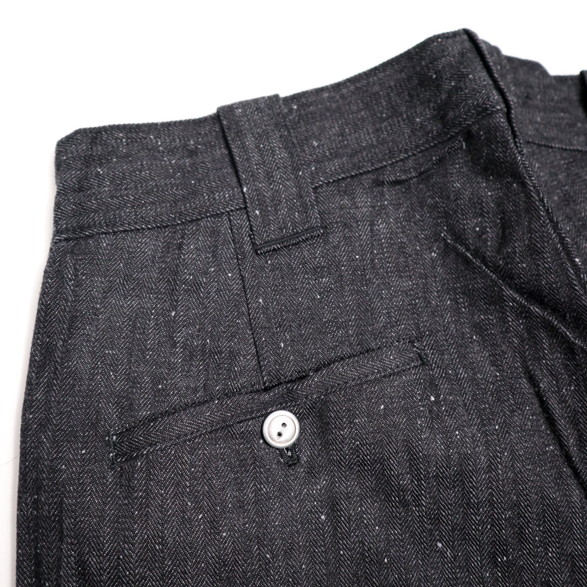 SWC300WP-HB 13oz Gray Nep HBT Wide Trouser Sulfide Black