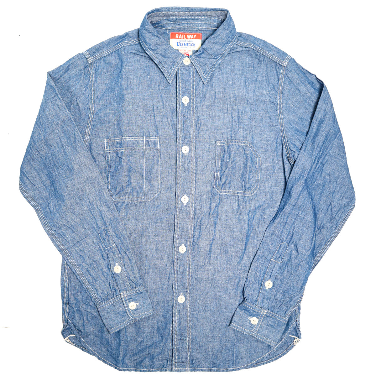 UES Work Shirt Chambray Cotton/Linen