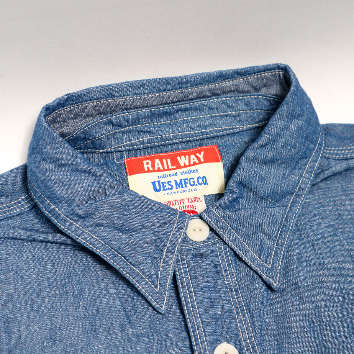 UES Work Shirt Chambray Cotton/Linen