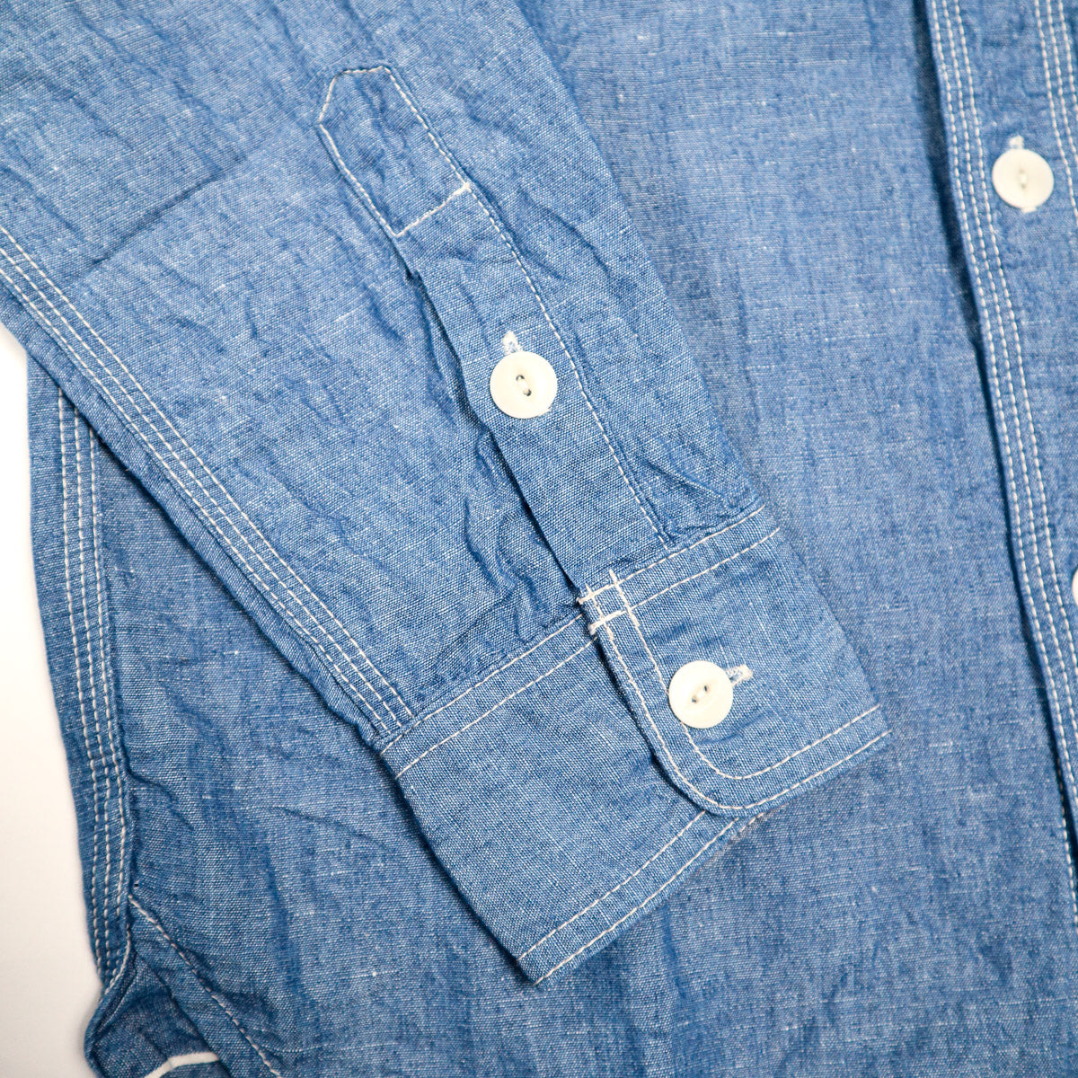 UES Work Shirt Chambray Cotton/Linen