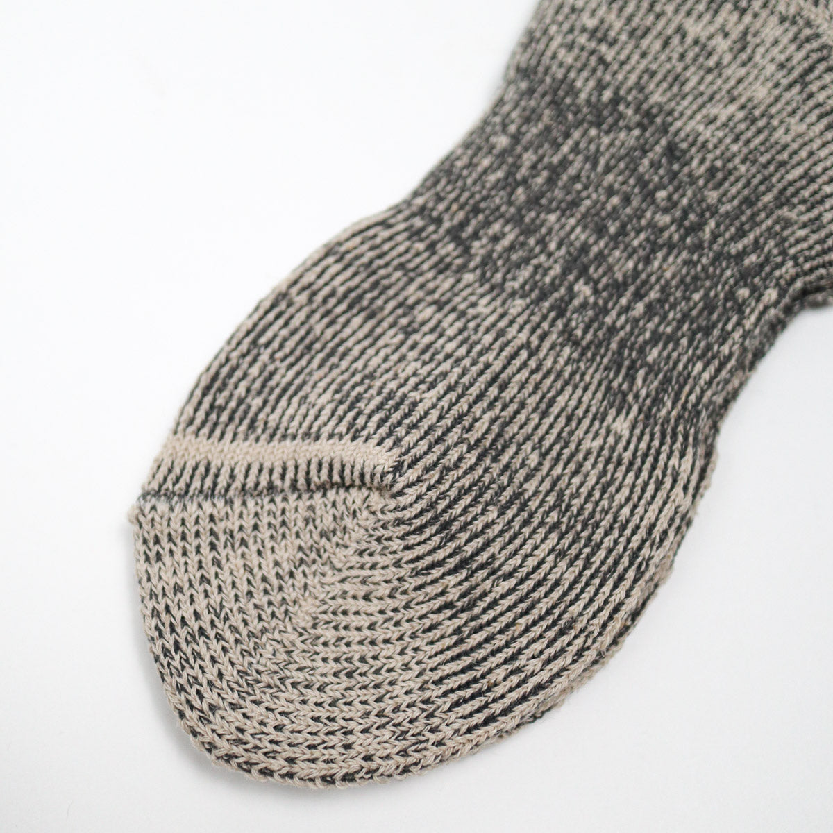 Hemp Thick Pile Crew Sock Black