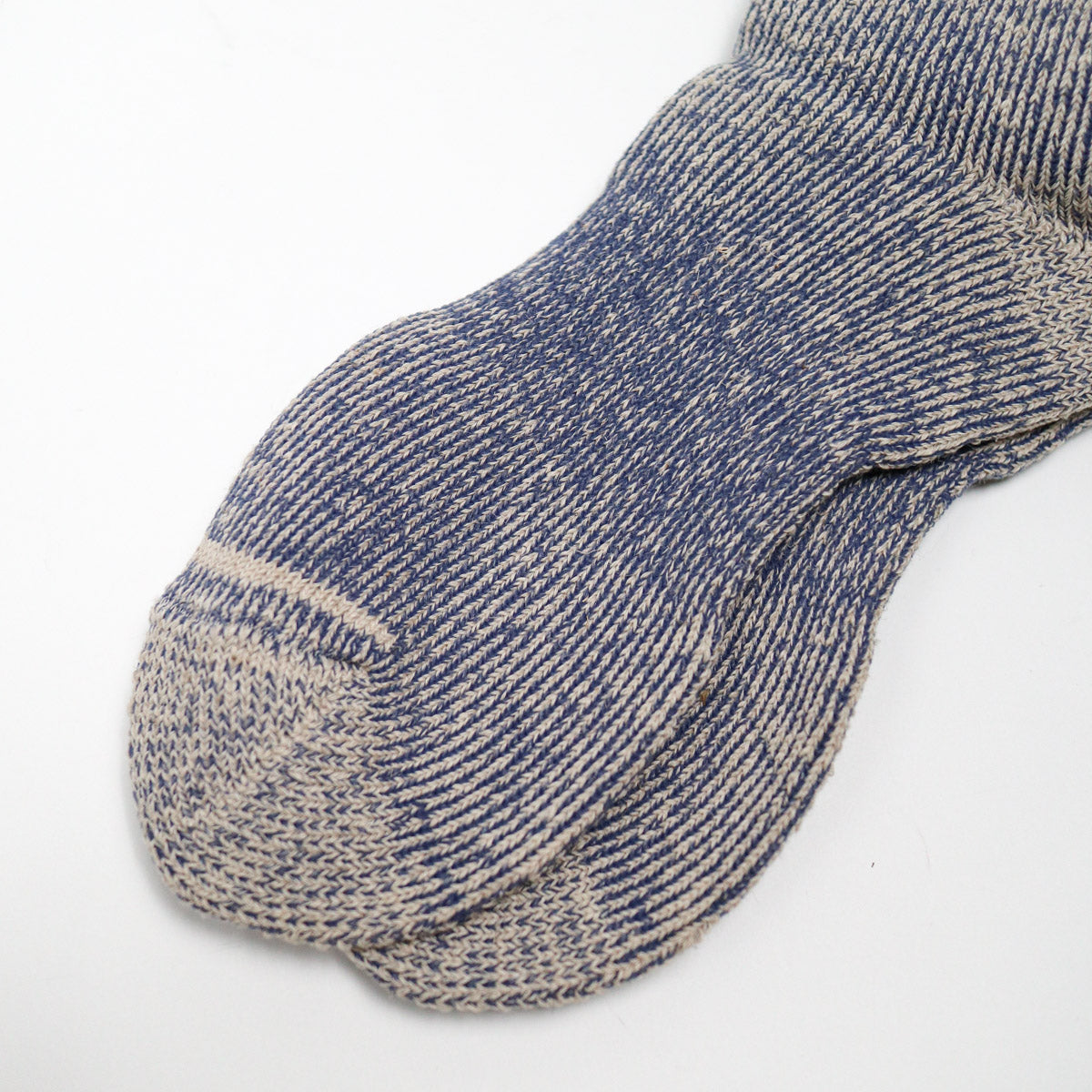 Hemp Thick Pile Crew Sock Navy