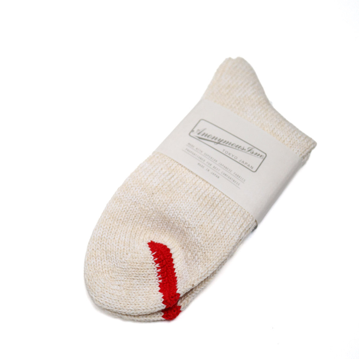 3 Line Slub Quater Off White