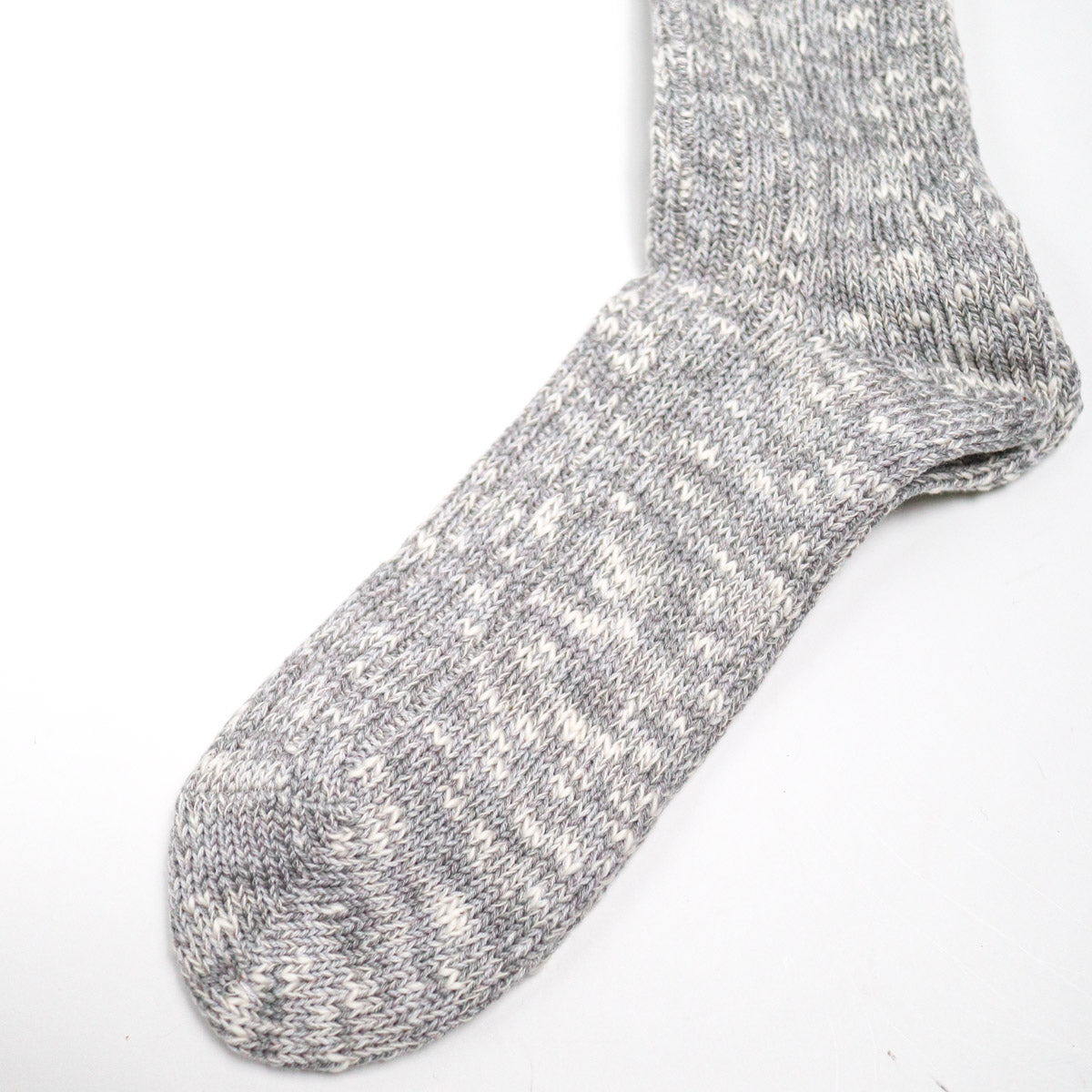 Classic Slub Crew Sock Grey