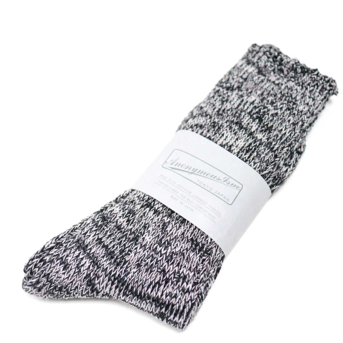 5 Color Mix Crew Sock Black