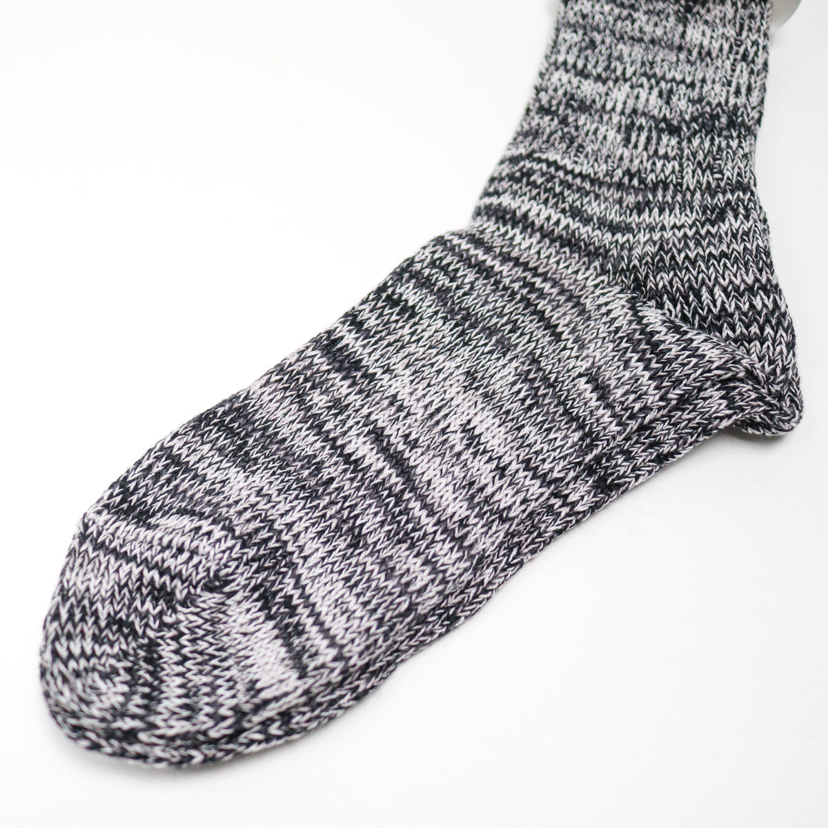 5 Color Mix Crew Sock Black