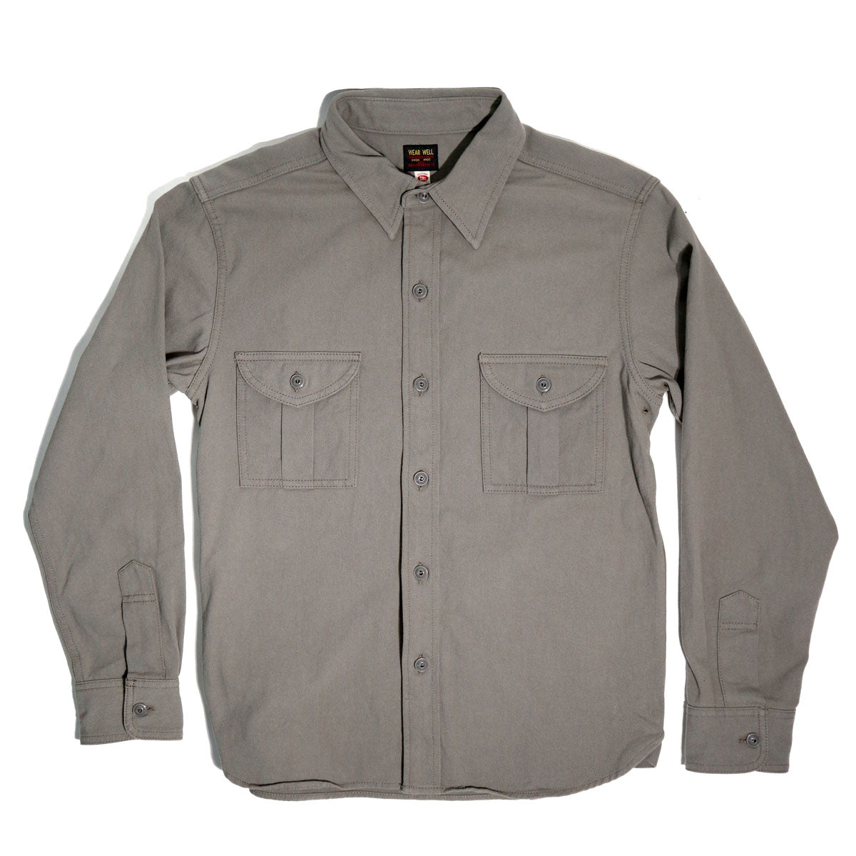 Strongly Twisted Safari Twill Shirt Gray