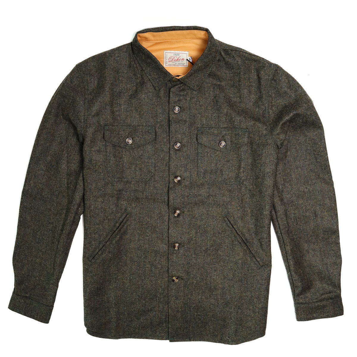 Crissman Overshirt Hunter Tweed Wool