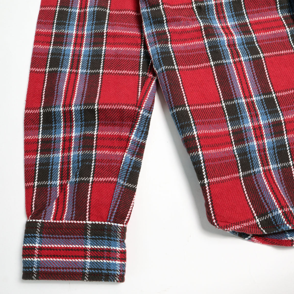Heavy Flannel Shirt Red Type-B
