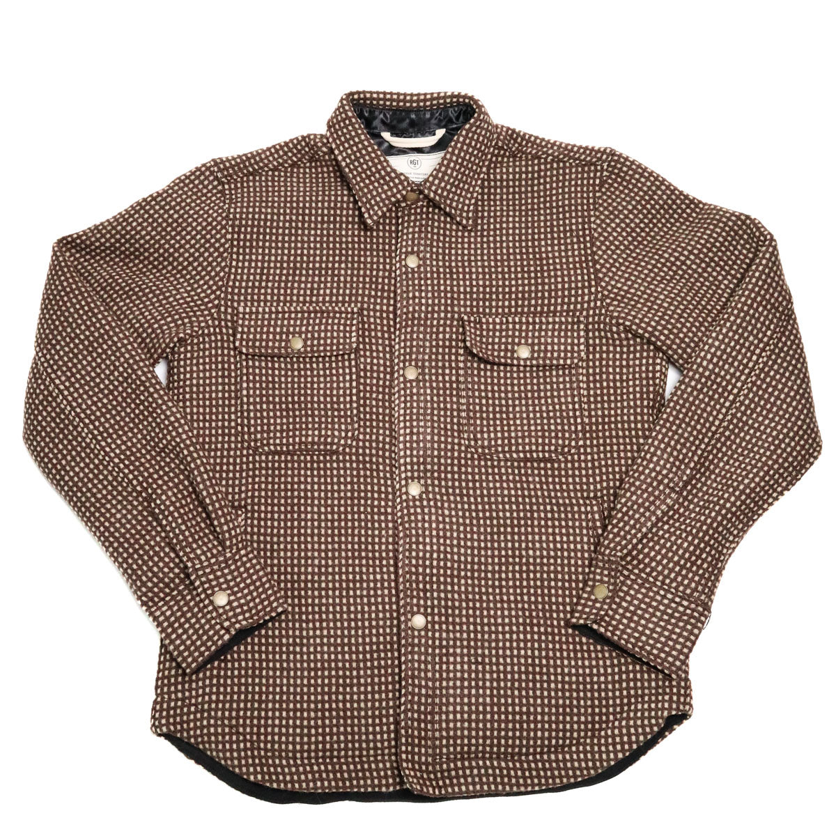Field Shirt Wool Dot Brown