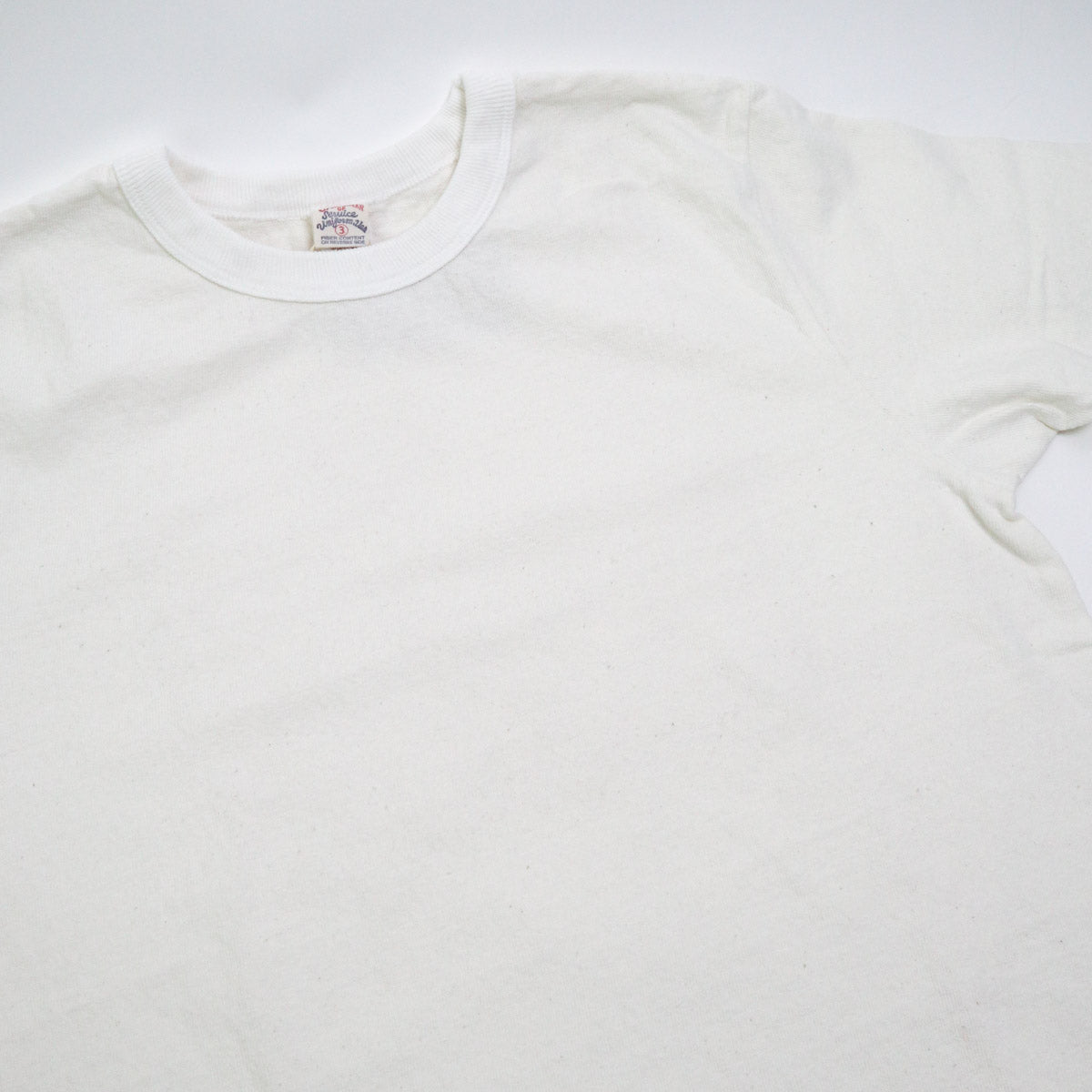 No.8 Slub Nep T-Shirt White