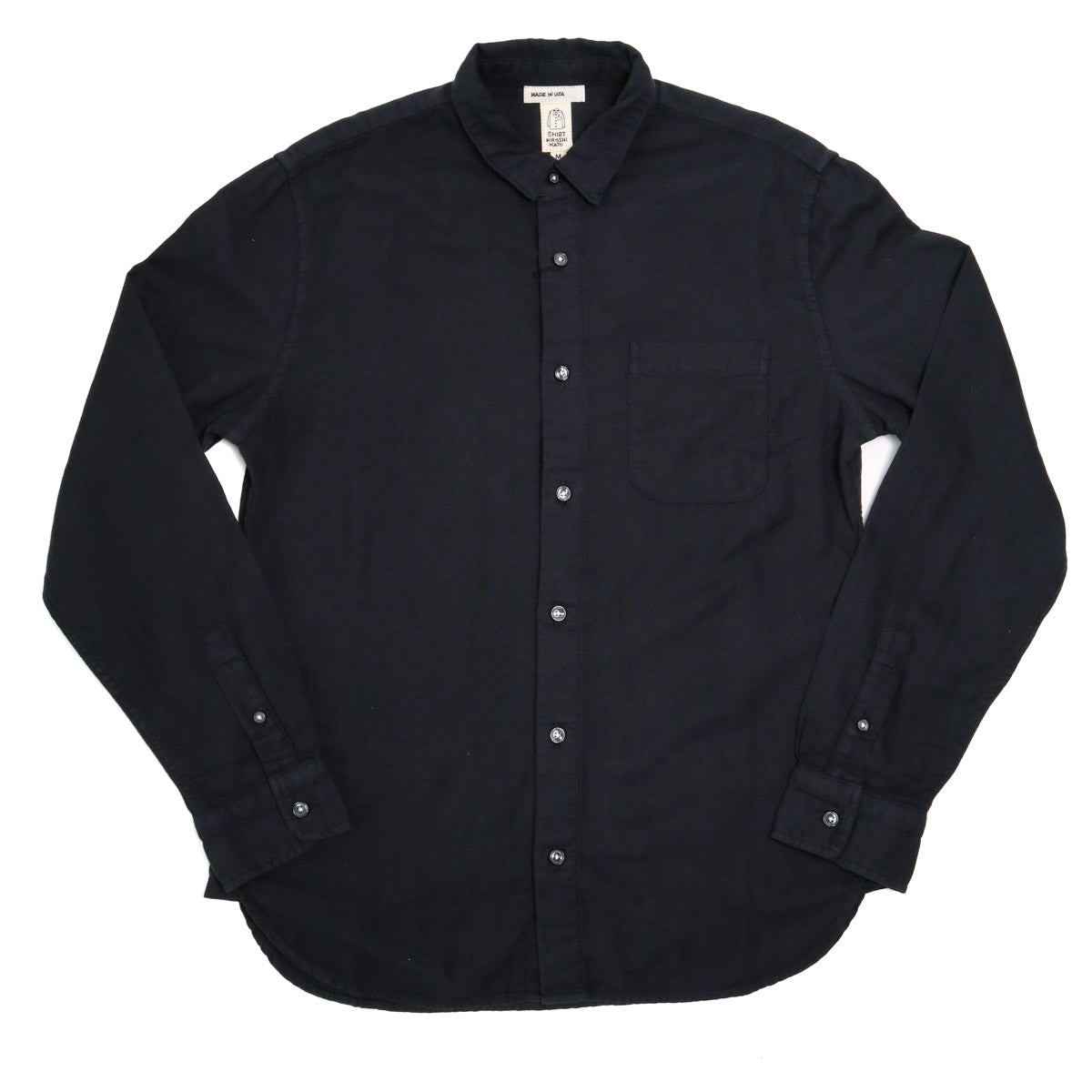The Ripper Double Gauze Organic Cotton Shirt Black