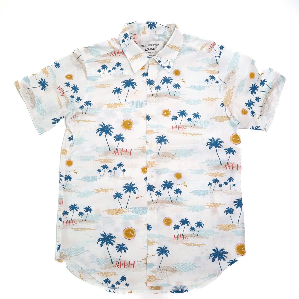 Short Sleeve Dylan Shirt Palm Islands