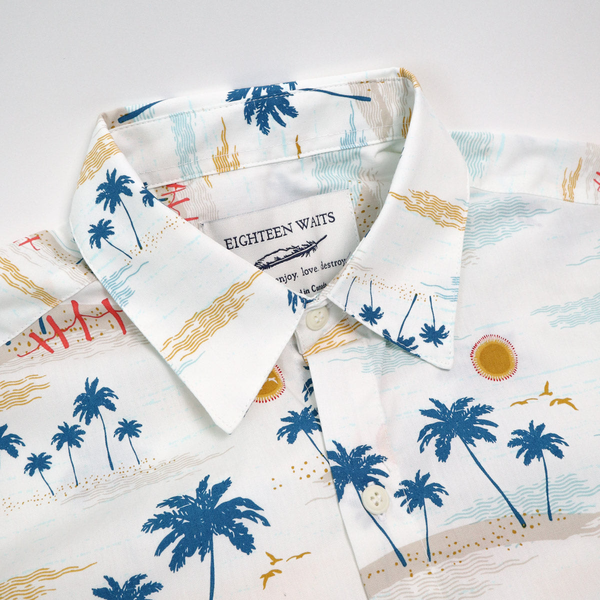 Short Sleeve Dylan Shirt Palm Islands