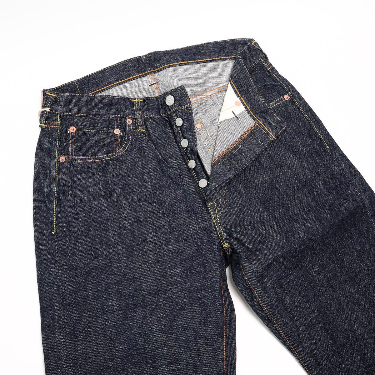 1101W Straight Selvedge Denim 13.7oz One Wash Indigo