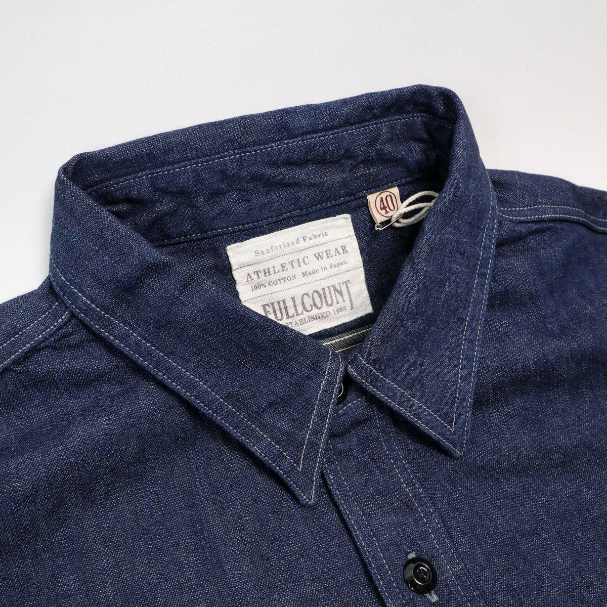 4890-19 Denim Work Shirt Indigo Blue