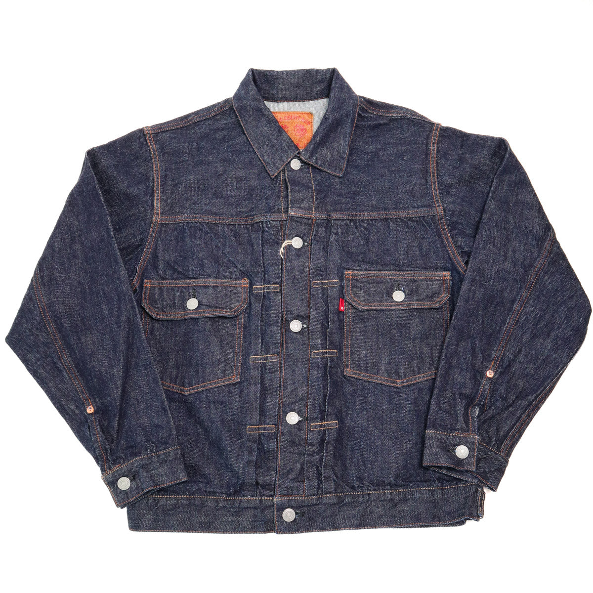 2102W Type 2 Selvedge Denim Jacket 13.7oz One Wash Indigo