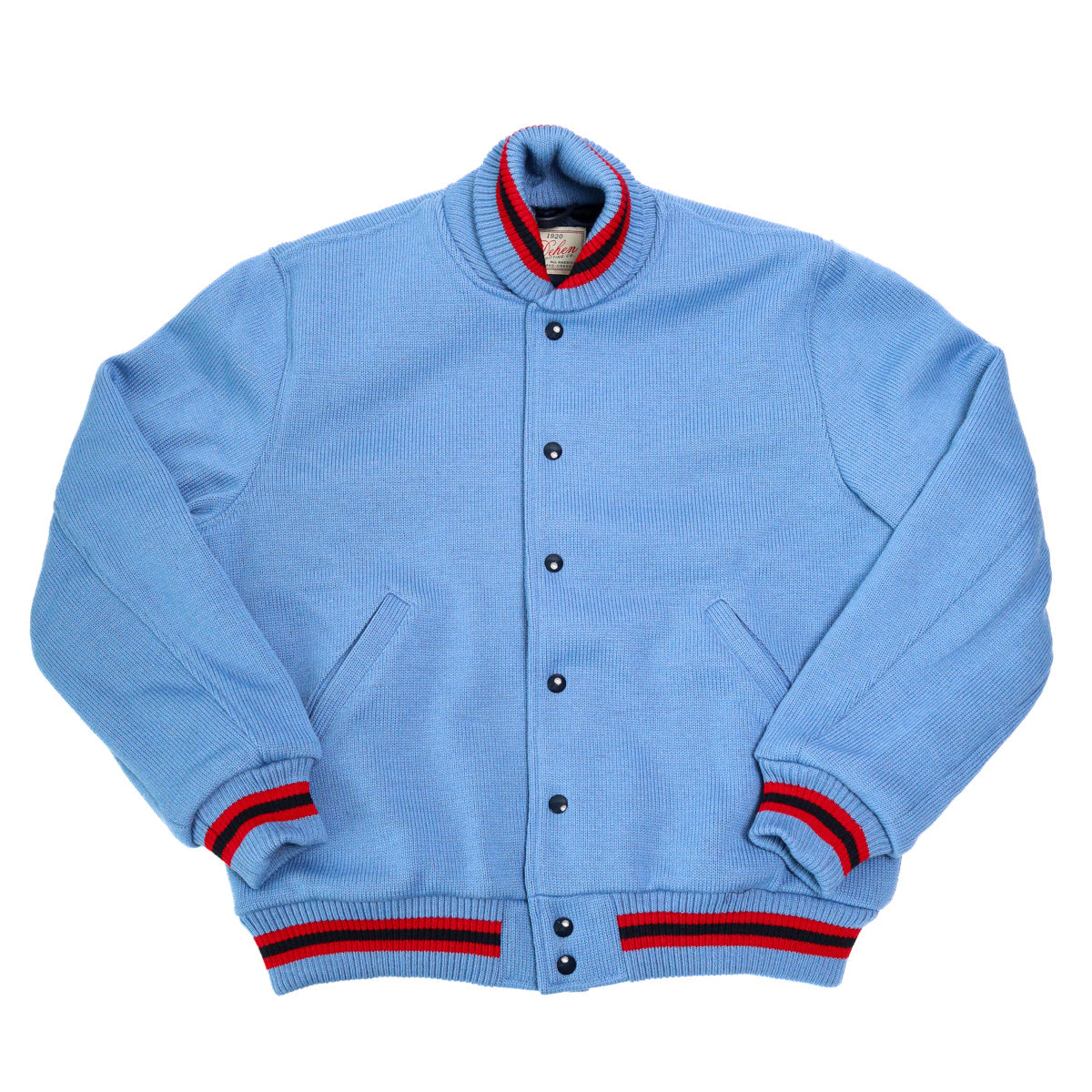 Knit Club Jacket Columbia Blue