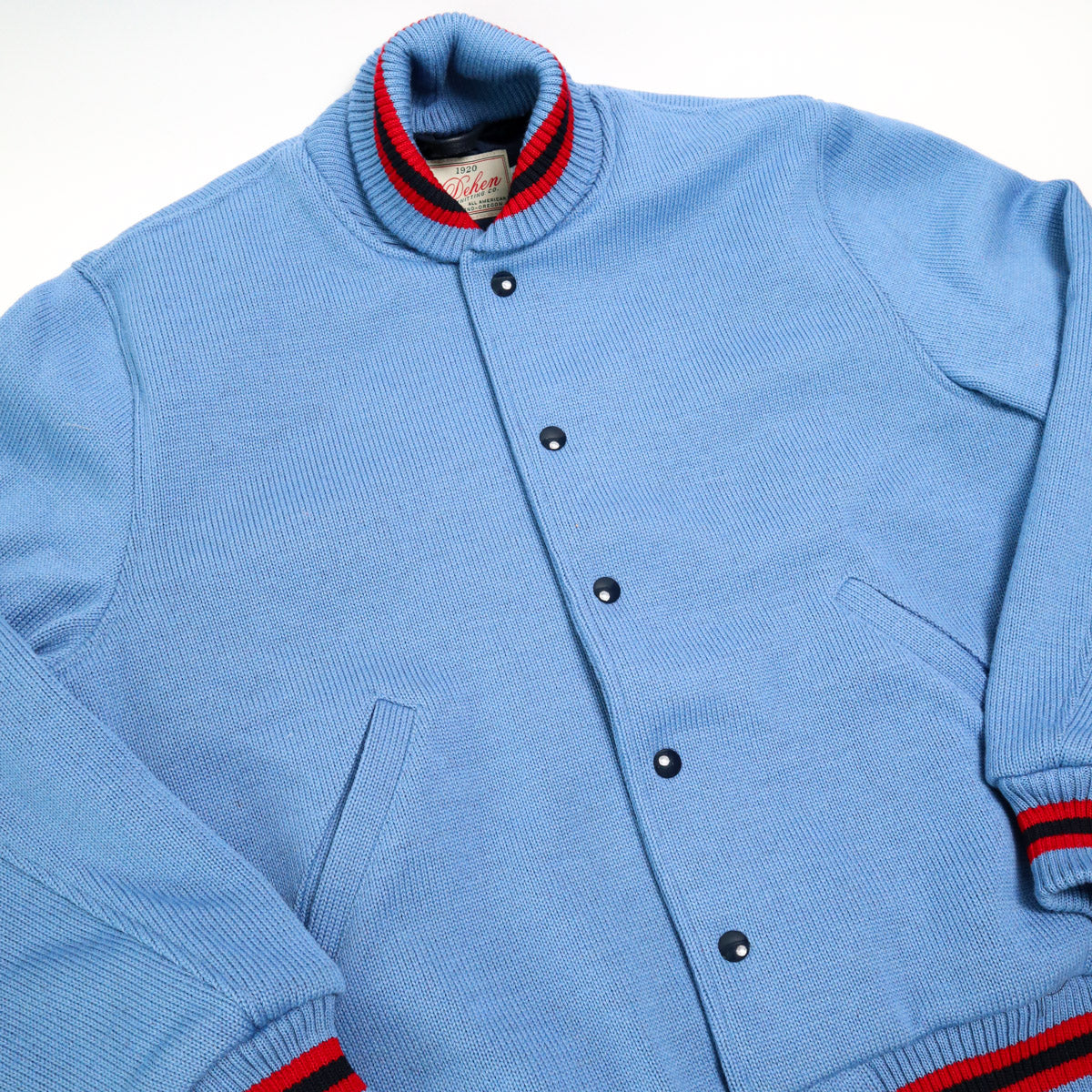 Knit Club Jacket Columbia Blue