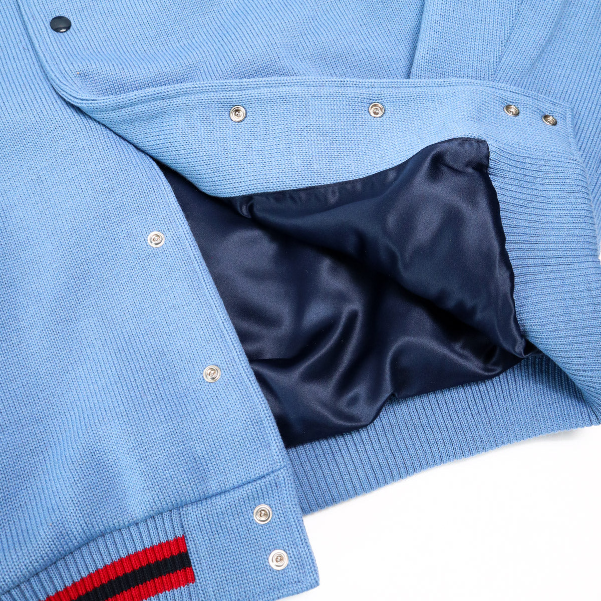 Knit Club Jacket Columbia Blue