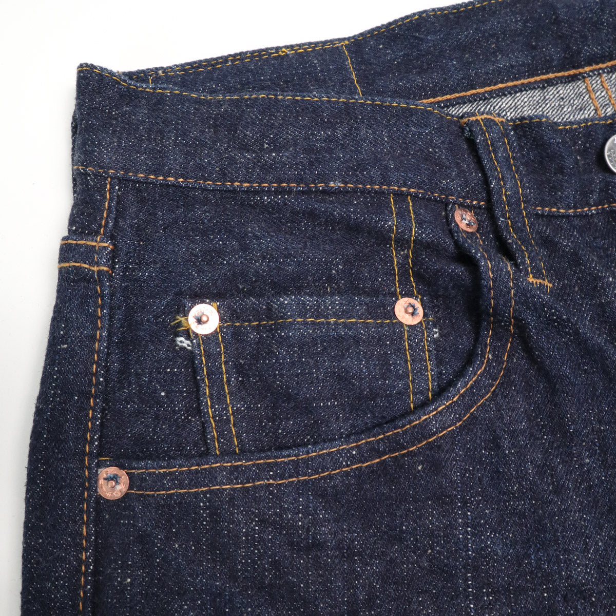 S211AX 18oz Ai-Benkei Selvedge Denim Relaxed Taper Natural Indigo